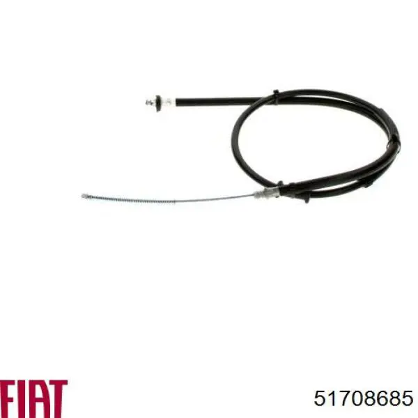 Трос стояночного тормоза задний правый Fiat/Alfa/Lancia 51708685 цена, от 14.11 USD