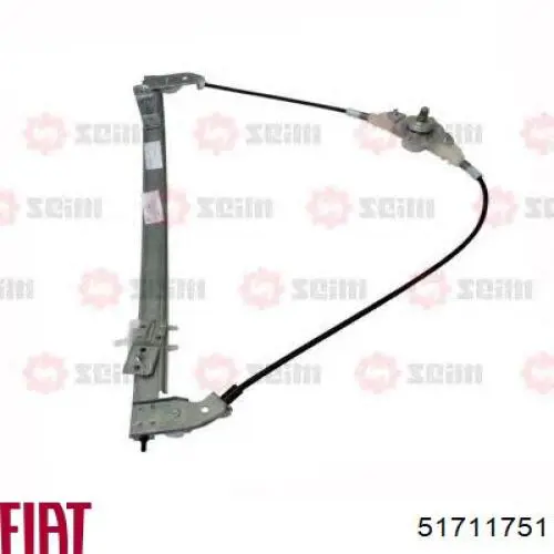 Стеклоподъемник передней левой двери 51711751 Fiat/Alfa/Lancia