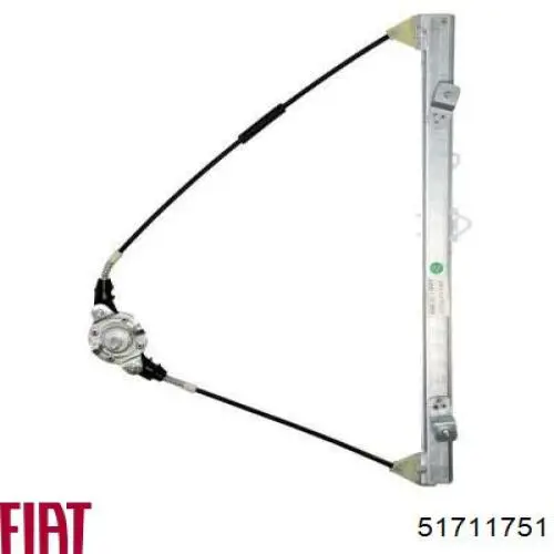 Механизм стеклоподъемника водительской двери Fiat/Alfa/Lancia 51711751 цена, от 39.60 USD