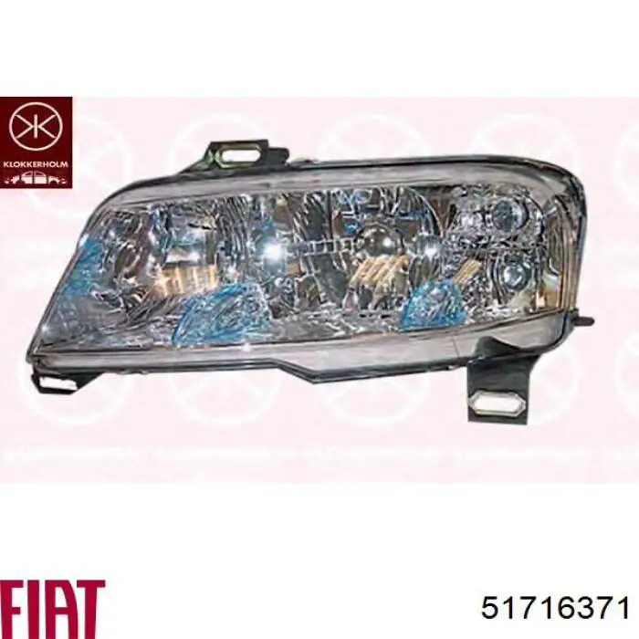Фара левая Fiat/Alfa/Lancia 51716371 цена, от 67.81 USD