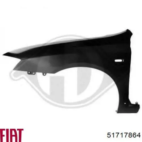Крыло переднее левое Fiat/Alfa/Lancia 51717864 цена, от 139.17 USD