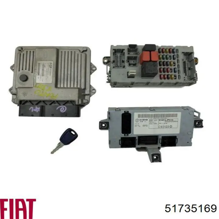 51735169 Fiat/Alfa/Lancia Модуль управления иммобилайзера (ЭБУ)