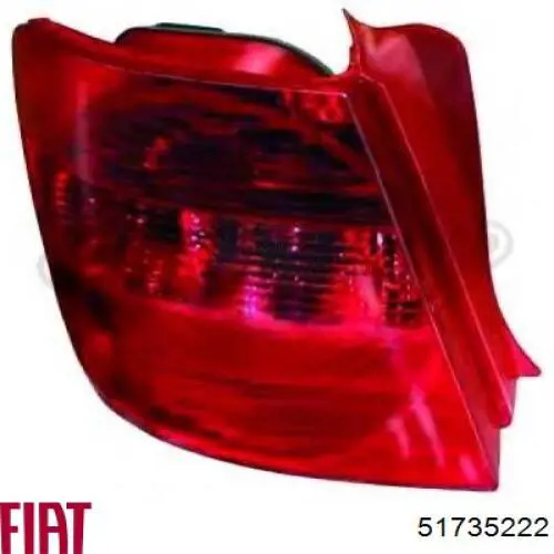 51735222 Fiat/Alfa/Lancia Задний левый стоп