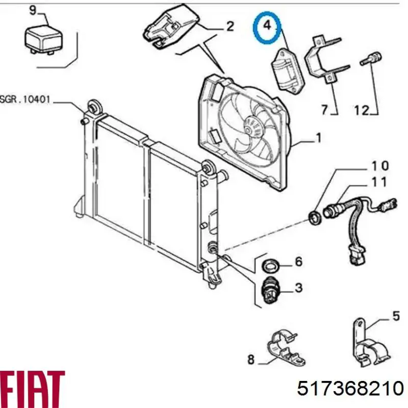  517368210 Fiat/Alfa/Lancia