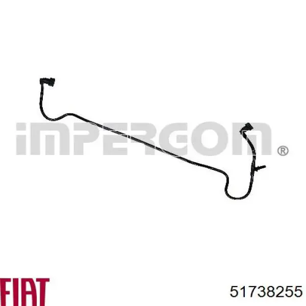 51738255 Fiat/Alfa/Lancia Трубка топливная, от фильтра к насосу