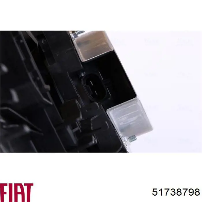 Купить 51738798 Fiat/Alfa/Lancia Диффузор вентилятора в сборе с мотором и крыльчаткой