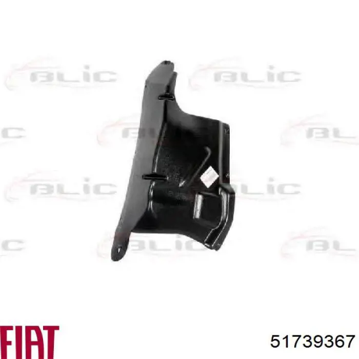 51739367 Fiat/Alfa/Lancia proteção de motor esquerdo