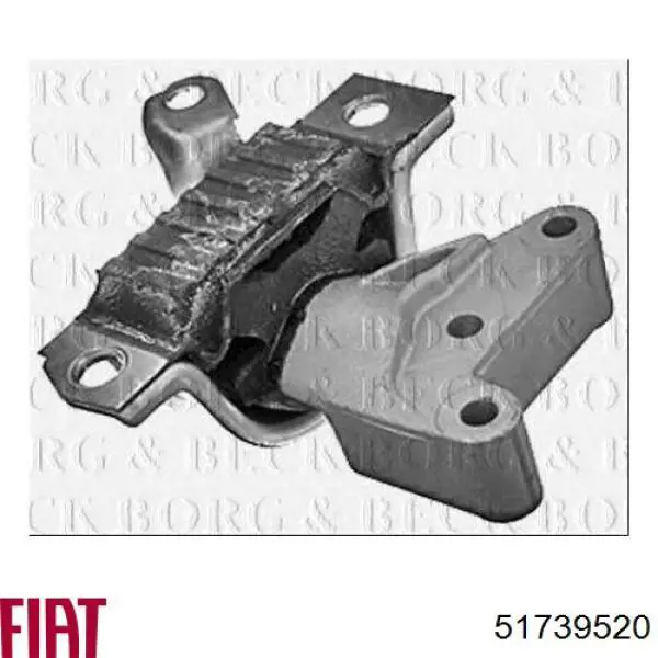 Купить MH12184 Meha Правая опора двигателя