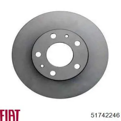 Передние тормозные диски 51742246 Fiat/Alfa/Lancia