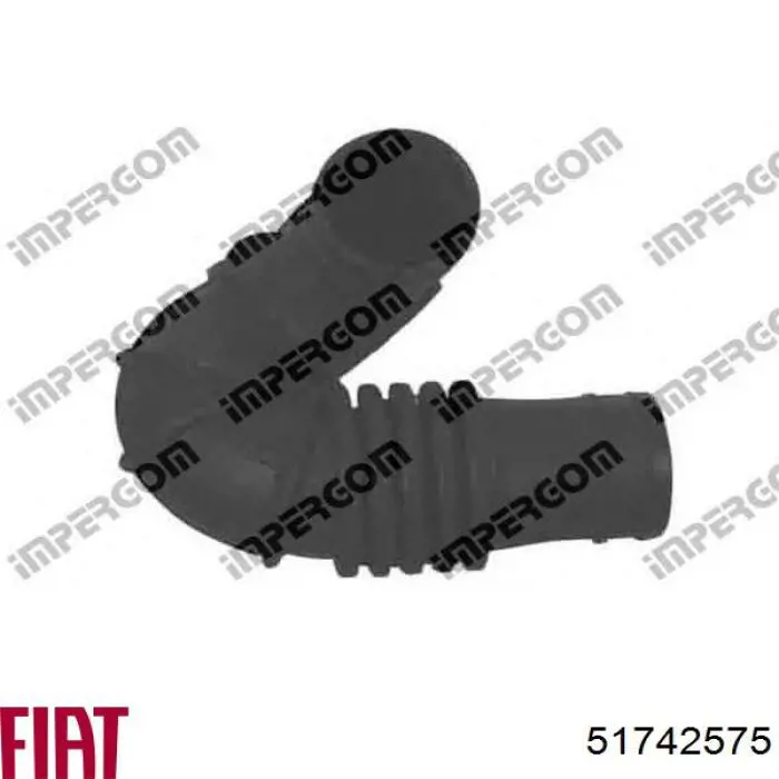 Патрубок воздушный, вход воздушного фильтра Fiat/Alfa/Lancia 51742575 цена, от 26.82 USD