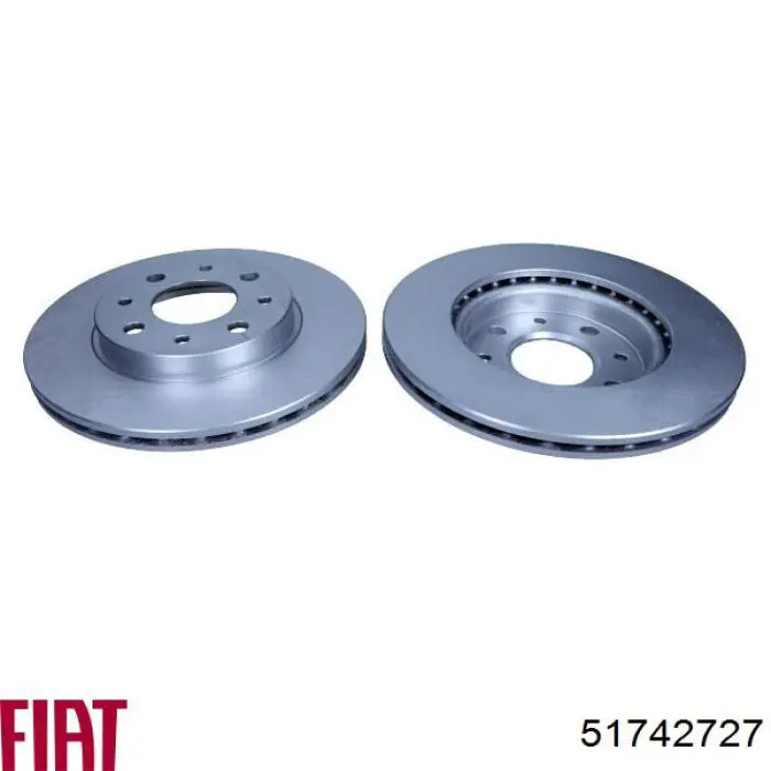 Передний тормозной диск Fiat/Alfa/Lancia 51742727