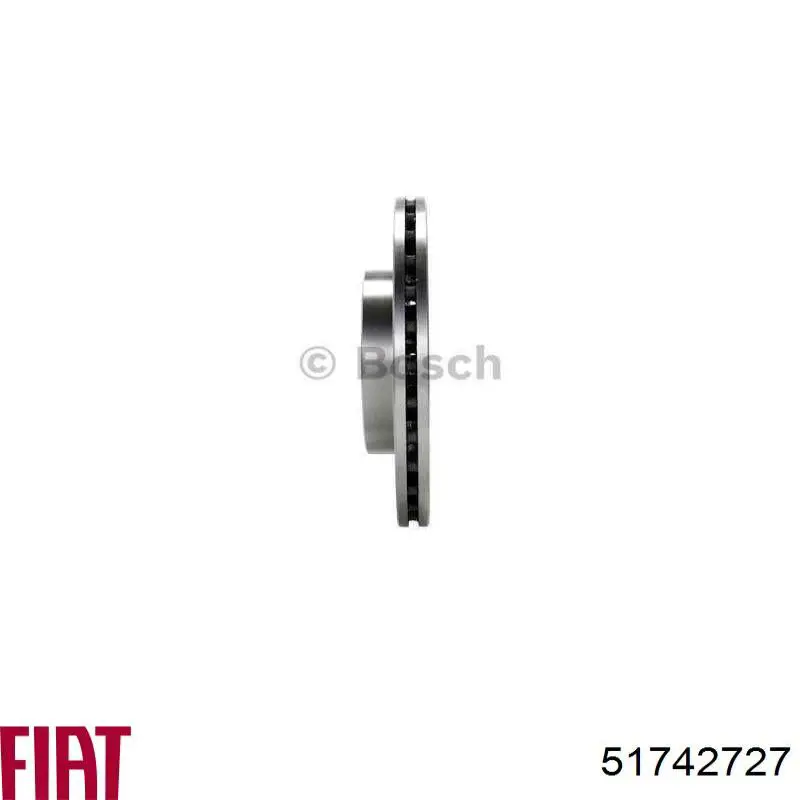 Передние тормозные диски 51742727 Fiat/Alfa/Lancia