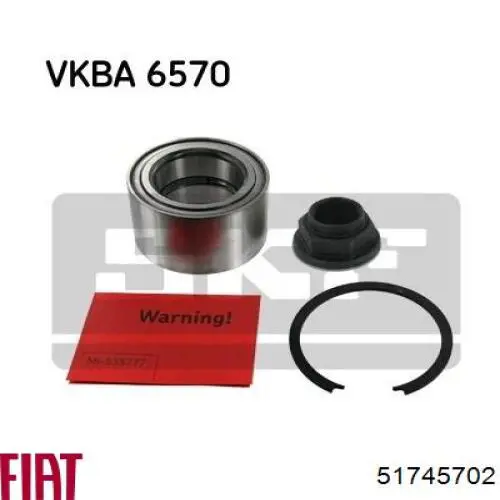 Комплект подшипника ступицы колеса Fiat/Alfa/Lancia 51745702 цена, от 30.54 USD