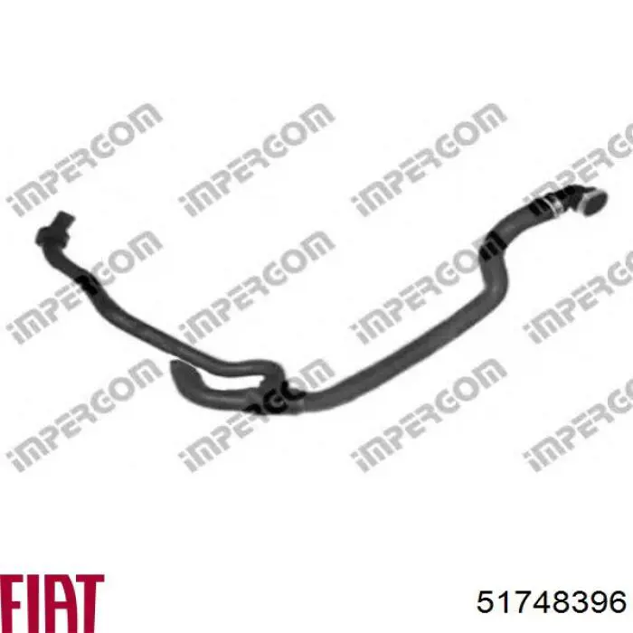 Шланг радиатора, нижний Fiat/Alfa/Lancia 51748396 цена, от 31.16 USD