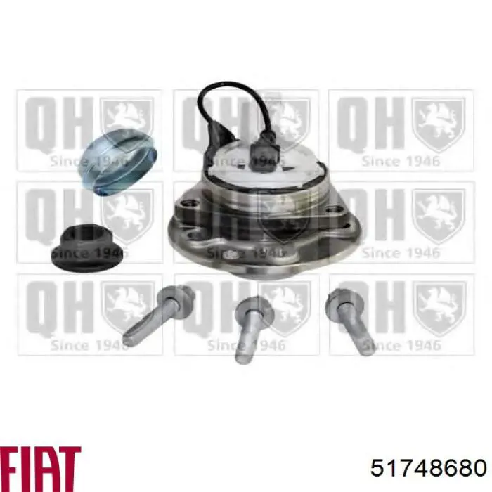 Передняя ступица 51748680 Fiat/Alfa/Lancia