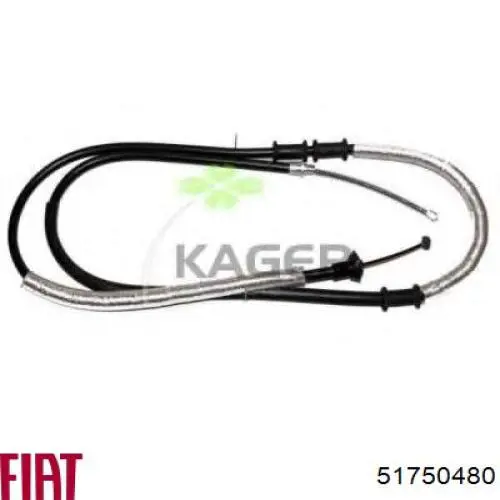 Купить 51750480 Fiat/Alfa/Lancia Задний правый трос ручника