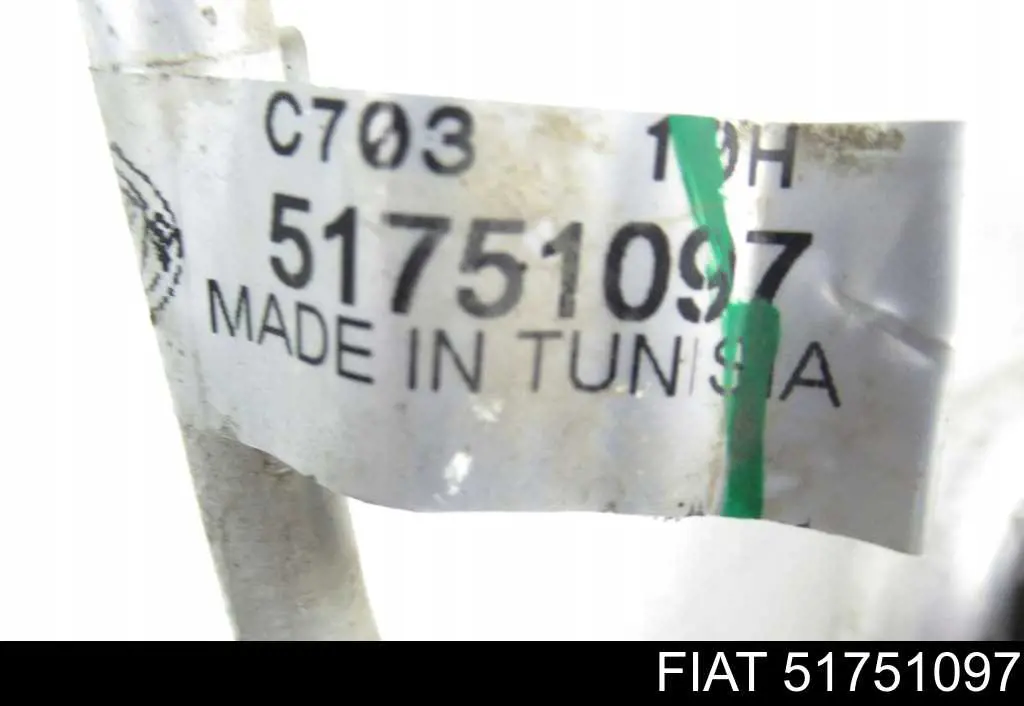 Шланг кондиционера, от испарителя к компрессору 51751097 Fiat/Alfa/Lancia