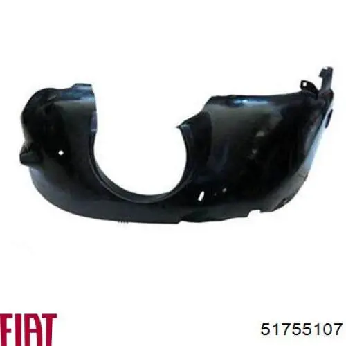 Compre 51755107 Fiat/Alfa/Lancia Guarda-barras direito do pára-lama dianteiro