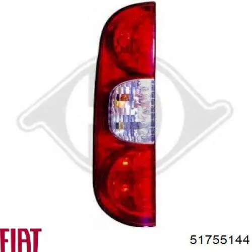 Фонарь задний правый Fiat/Alfa/Lancia 51755144