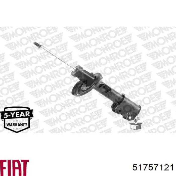 Амортизатор передней подвески левой Fiat/Alfa/Lancia 51757121 цена, от 49.16 USD