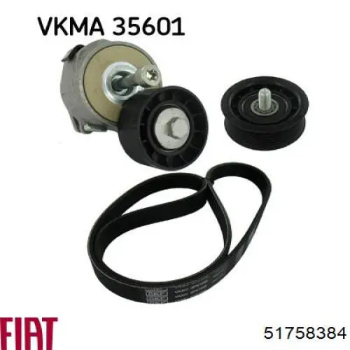 Купить 51758384 Fiat/Alfa/Lancia Паразитный ролик