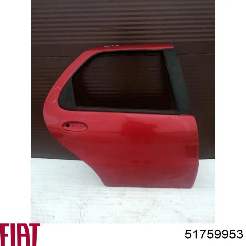 Дверь задняя, правая на Fiat Albea  172
