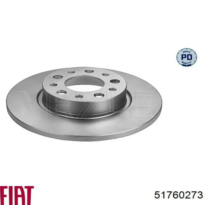 Задний тормозной диск Fiat/Alfa/Lancia 51760273 цена, от 38.08 USD