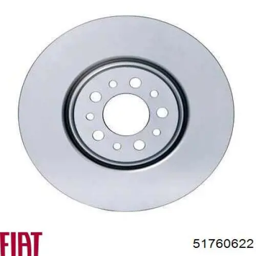 Передние тормозные диски 51760622 Fiat/Alfa/Lancia