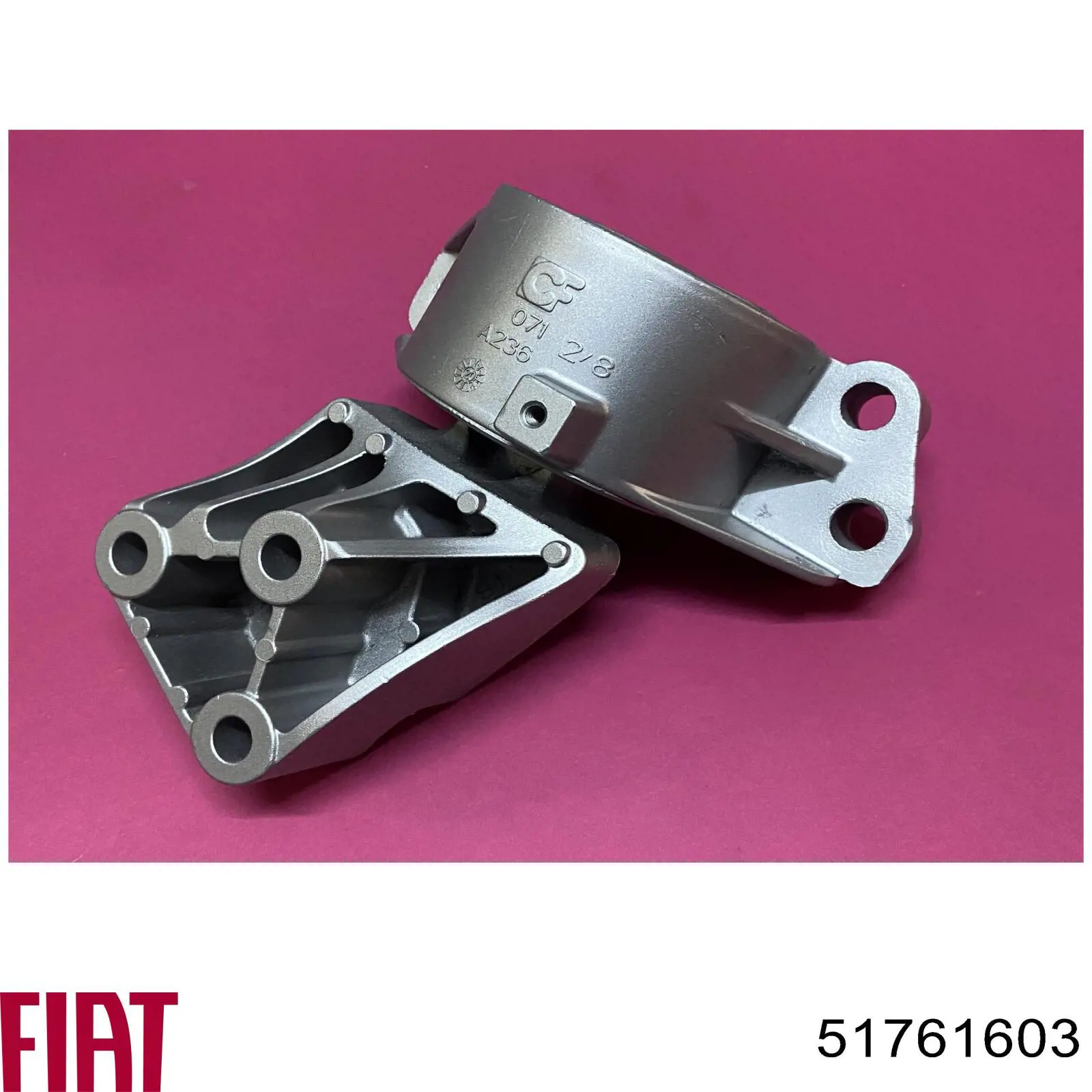 Правая подушка двигателя 51761603 Fiat/Alfa/Lancia