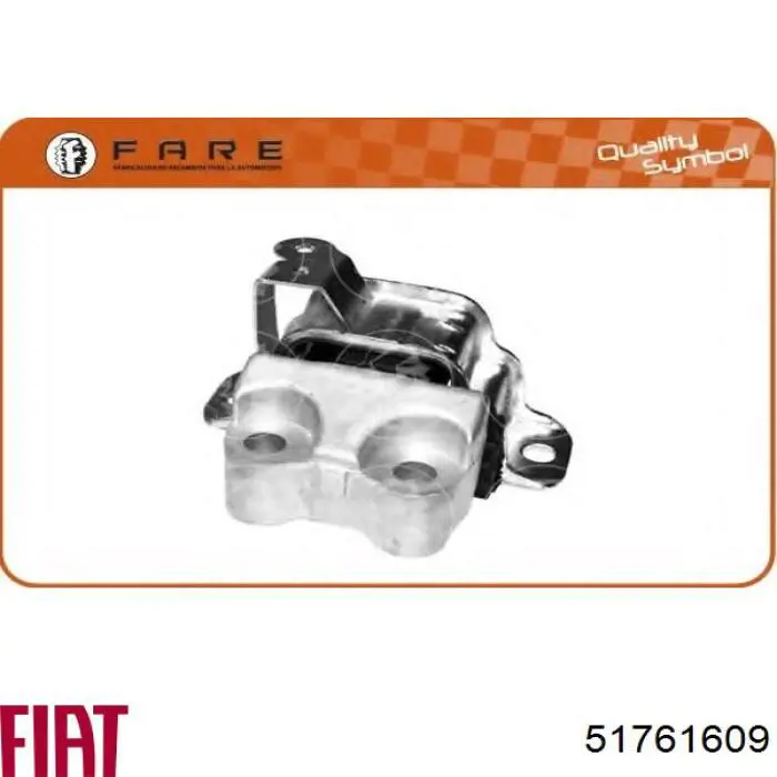 Soporte, motor izquierdo, trasero 51761609 Fiat/Alfa/Lancia