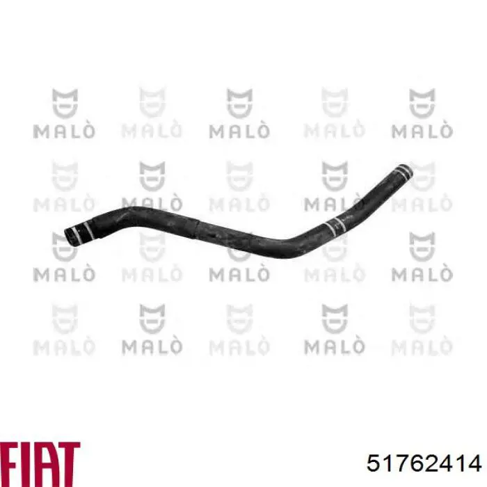 Шланг радиатора печки обратка Fiat/Alfa/Lancia 51762414 цена, от 6.04 USD