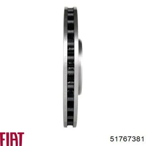 Передний тормозной диск Fiat/Alfa/Lancia 51767381