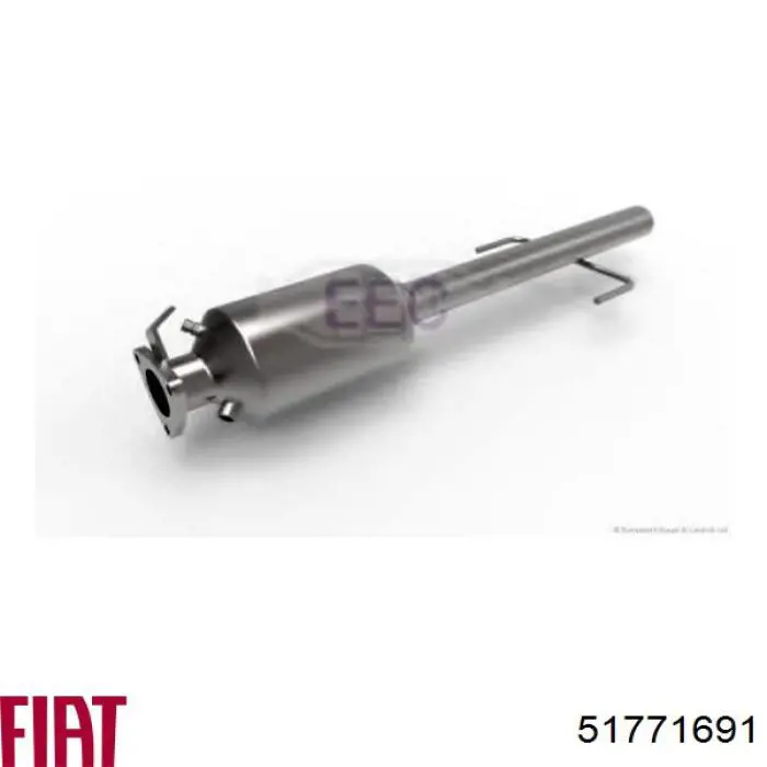 51771691 Fiat/Alfa/Lancia filtro de partículas do sistema dos gases de escape