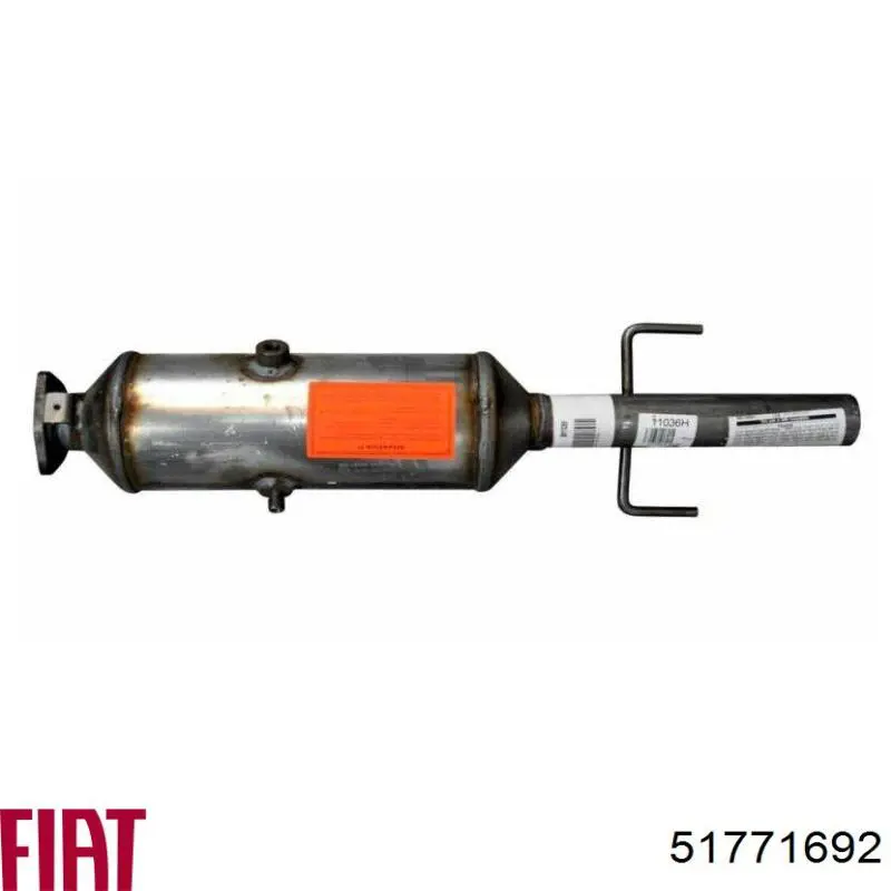 51771692 Fiat/Alfa/Lancia сажевый фильтр системы отработавших газов