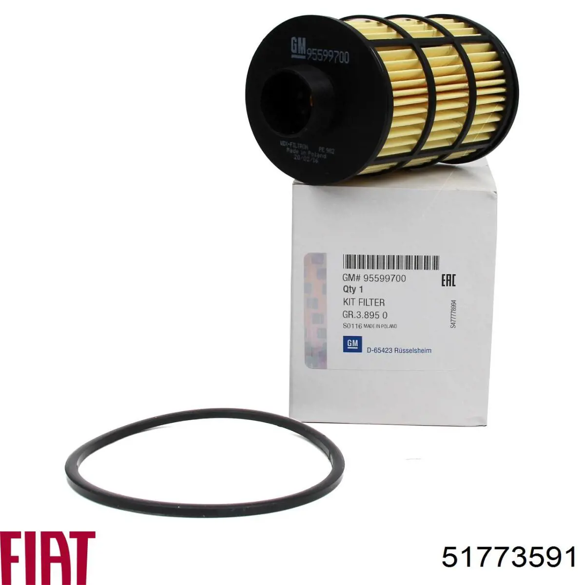 Корпус фильтра топливного Fiat/Alfa/Lancia 51773591