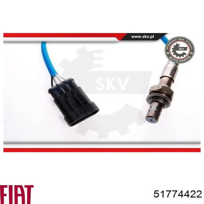 Лямбда датчик кислорода Fiat/Alfa/Lancia 51774422 цена, от 41.56 USD