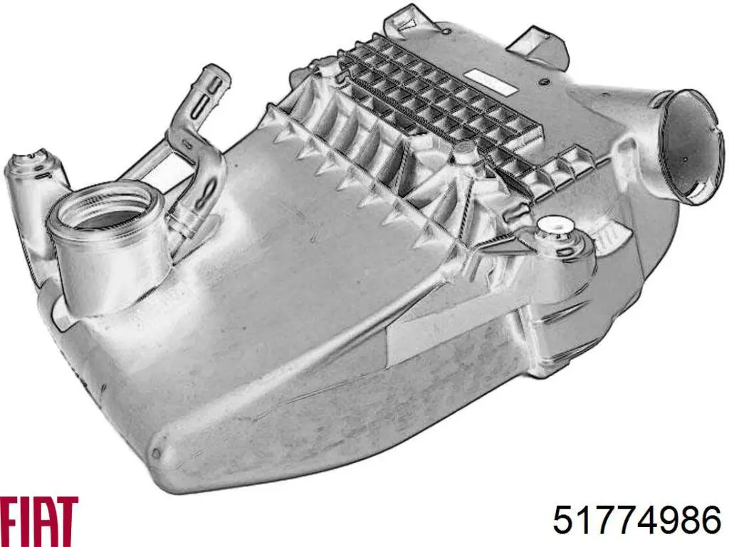 Корпус воздушного фильтра в сборе Fiat/Alfa/Lancia 51774986 цена, от 59.12 USD