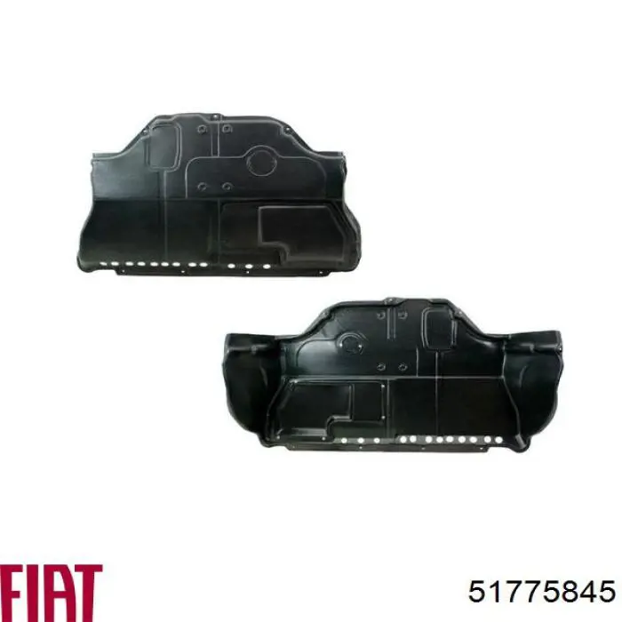 Защита двигателя левая 3024347Q Polcar