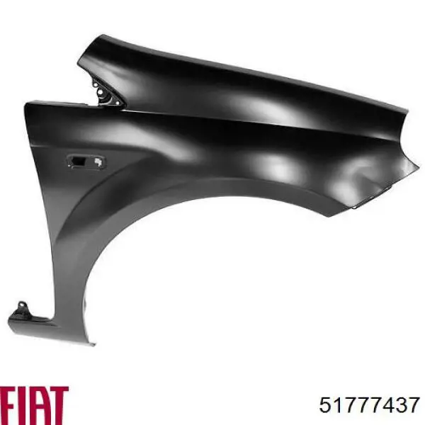 51777437 Fiat/Alfa/Lancia Переднее правое крыло
