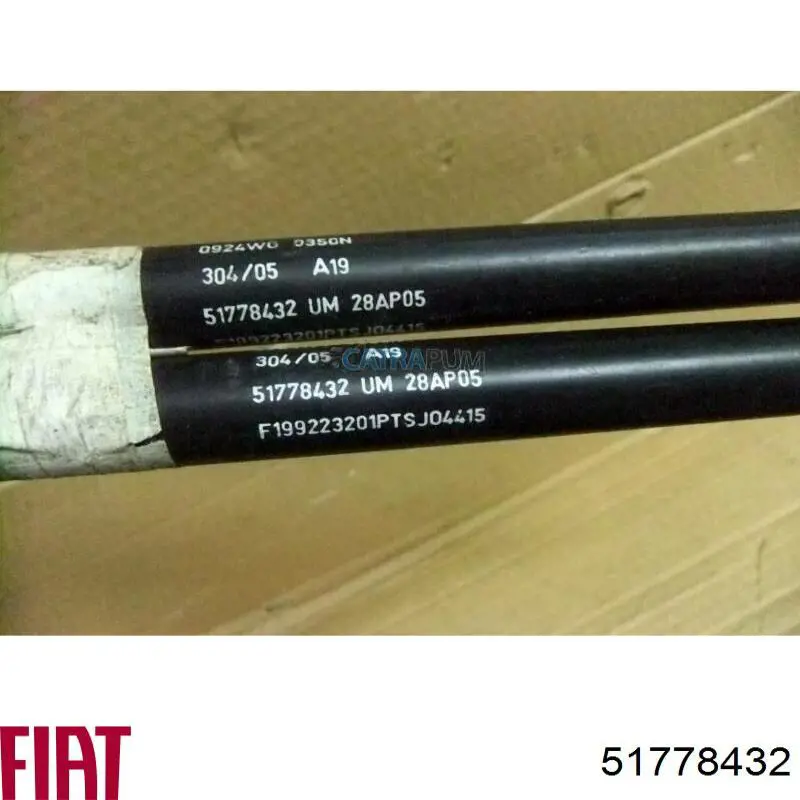 Газовый упор багажника Fiat/Alfa/Lancia 51778432
