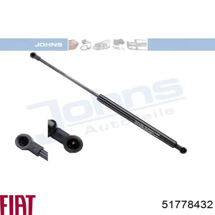 Амортизатор багажника 79782 Asam