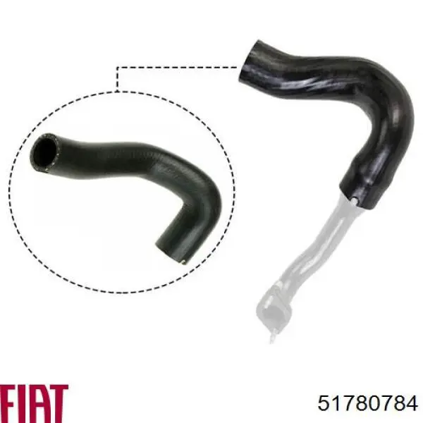 Шланг/патрубок интеркуллера Fiat/Alfa/Lancia 51780784 цена, от 7.37 USD