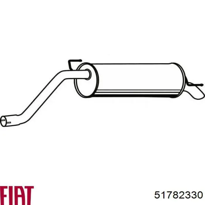 51782330 Fiat/Alfa/Lancia Выхлопная труба