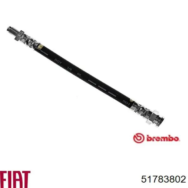 51783802 Fiat/Alfa/Lancia Гибкая тормозная трубка задняя