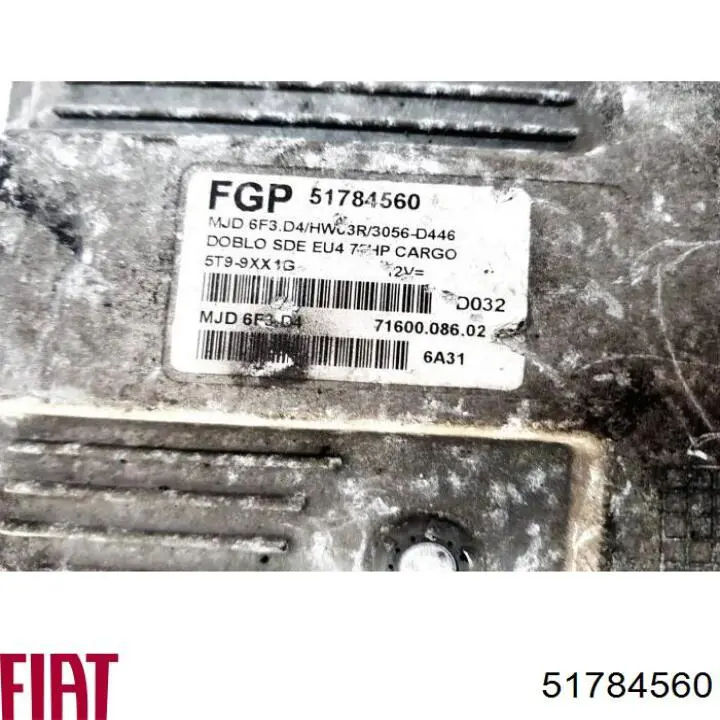 51784560 Fiat/Alfa/Lancia Мозги двигателя