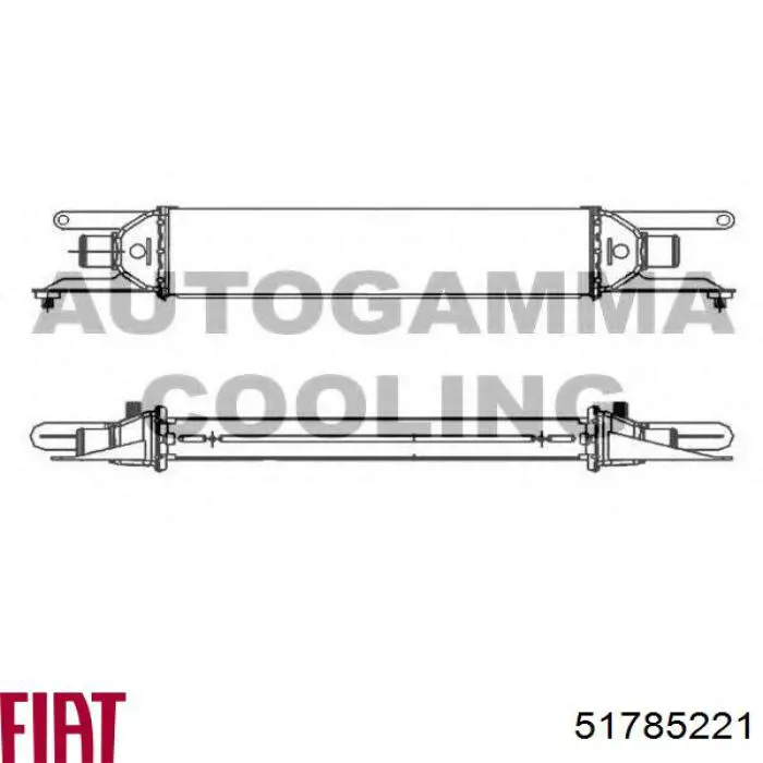 Купить 51785221 Fiat/Alfa/Lancia Интеркулер
