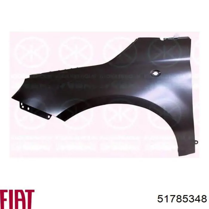 Pára-lama dianteiro esquerdo Fiat/Alfa/Lancia 51785348 preço, a partir de 257,67 USD