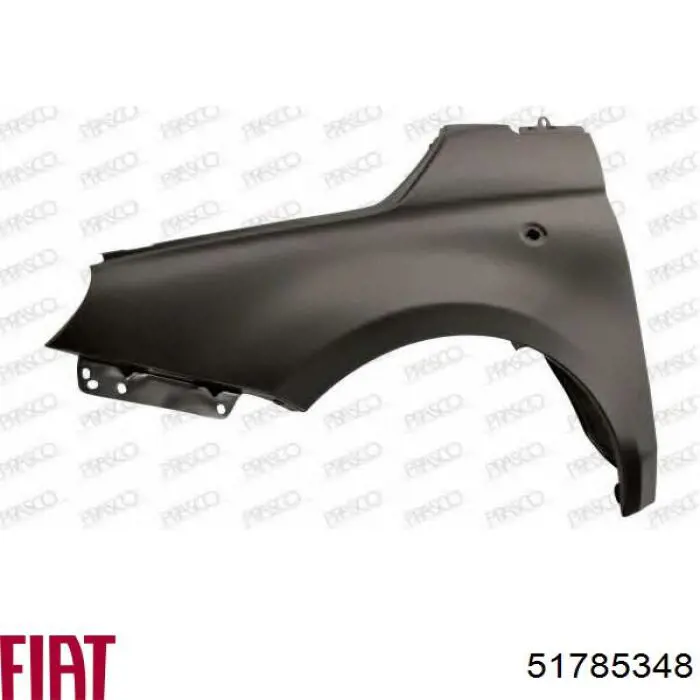 Pára-lama dianteiro esquerdo Fiat/Alfa/Lancia 51785348