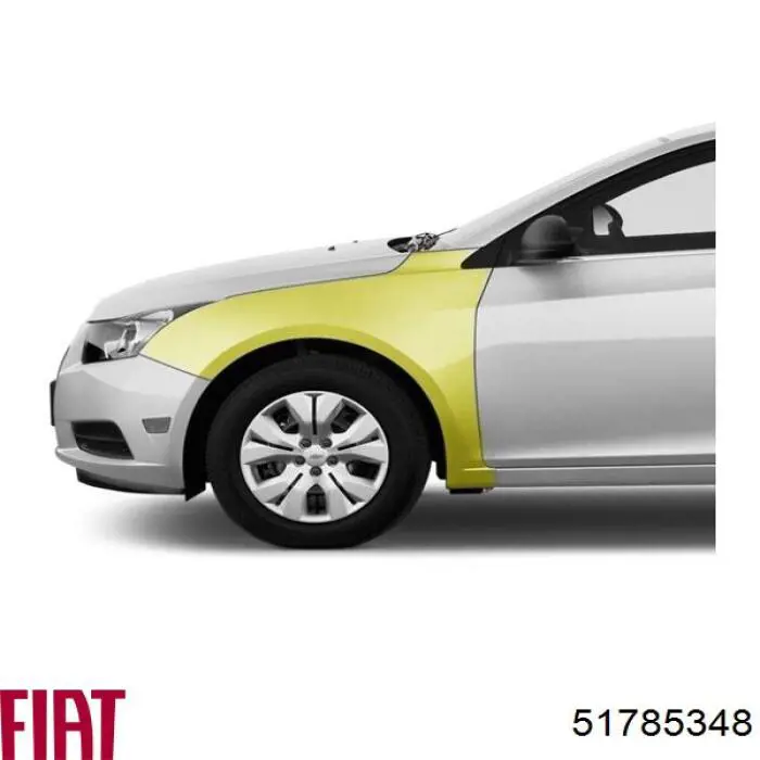 Compre 51785348 Fiat/Alfa/Lancia Pára-lama dianteiro esquerdo