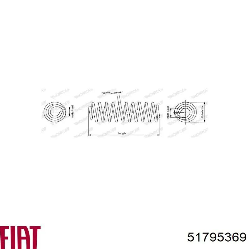 Пружина амортизатора Monroe SP3531 цена, от 43.24 USD